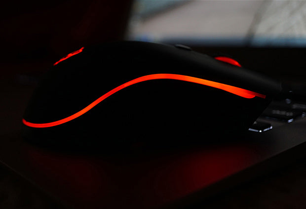 MOTOSPEED V40 4000 DPI 6 Buttons Wired USB Gaming Mouse with LED Backlit