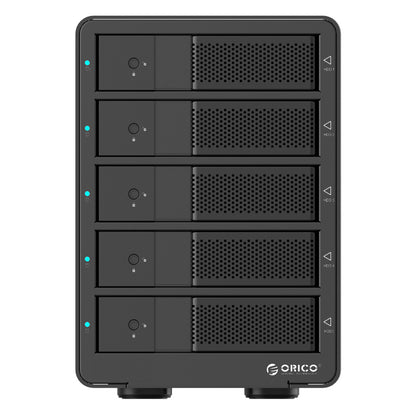 ORICO 9558RU3 Aluminum USB 3.0 5 Bay 3.5-inch SATA Hard Drive Enclosure with RAID Function