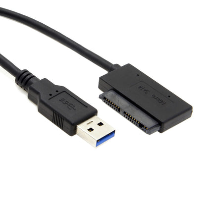 USB 3.0 to Micro SATA 7+9 16 Pin 1.8" 90 Degree Angled Hard Disk Driver SSD Adapter Cable
