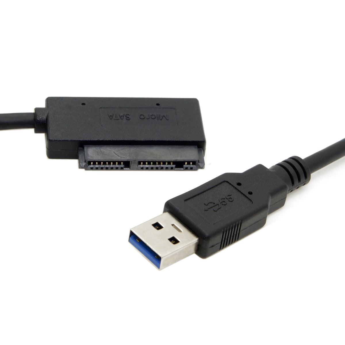USB 3.0 to Micro SATA 7+9 16 Pin 1.8" 90 Degree Angled Hard Disk Driver SSD Adapter Cable