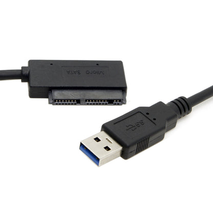 USB 3.0 to Micro SATA 7+9 16 Pin 1.8" 90 Degree Angled Hard Disk Driver SSD Adapter Cable