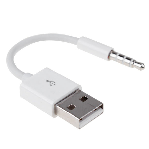 0.15m Anti-interference 3.5mm Male AUX Audio Jack to USB 2.0 Male Adapter Cord