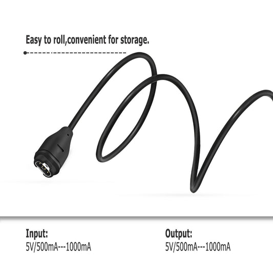 1m Smart Watch Fast Charging Cord Data Cable for Garmin Enduro/Forerunner 55/Forerunner 945 LTE/Forerunner 158/Venu2/Venu 2S