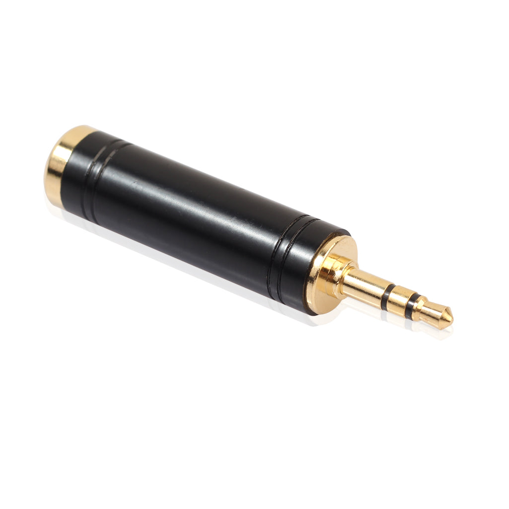 REXLIS Gold Plated 3.5mm Male to 6.35mm Female Stereo Audio Adapter
