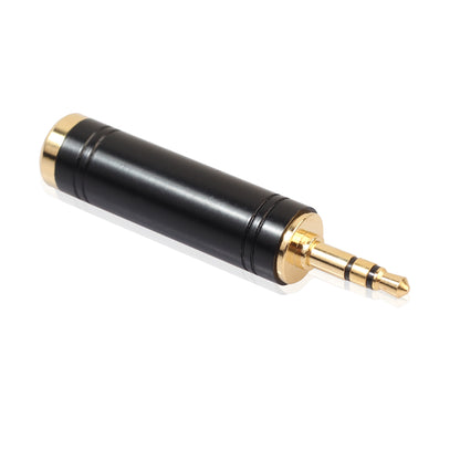REXLIS Gold Plated 3.5mm Male to 6.35mm Female Stereo Audio Adapter