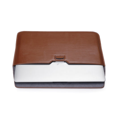 Envelop Leather Laptop Sleeve Cover with Stand for MacBook 12-inch/Air 11.6-inch