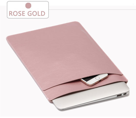 SOYAN Microfiber PU Leather Sleeve Bag for MacBook 12-inch with Retina Display (2015)