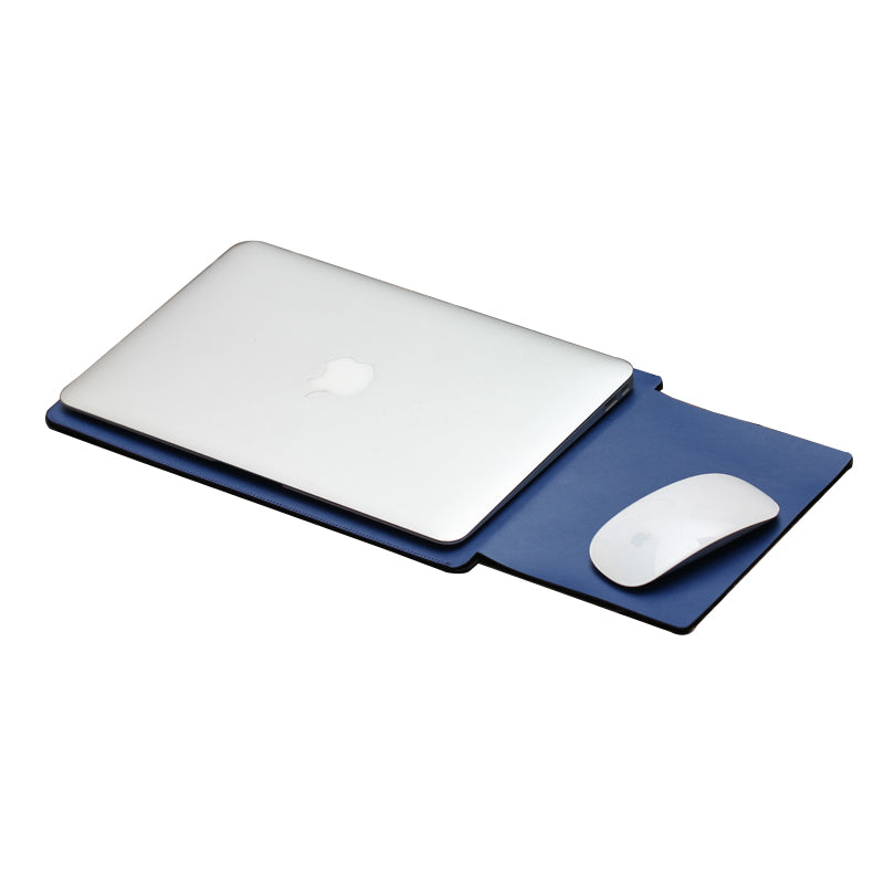 SOYAN Leather Sleeve Pouch with Mouse Pad for MacBook 12-inch with Retina Display (2015)