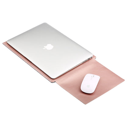 SOYAN 2-in-1 Anti-scratch Leather Pouch Case and Mouse Pad for MacBook 12-inch with Retina Display
