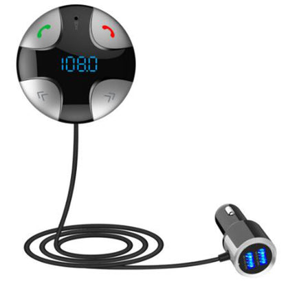 JEDX Bluetooth 4.2 Hands-free Car Kit Music MP3 Player Dual USB Car Charger
