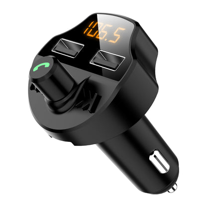 T66 Car 3.1A Quick Charge Dual USB Charger Hands-free Bluetooth 5.0 MP3 Player FM Modulator Transmitter