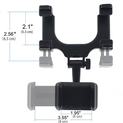 Universal Car Rearview Mirror Mount Phone Holder for iPhone Samsung Huawei GPS Smartphones