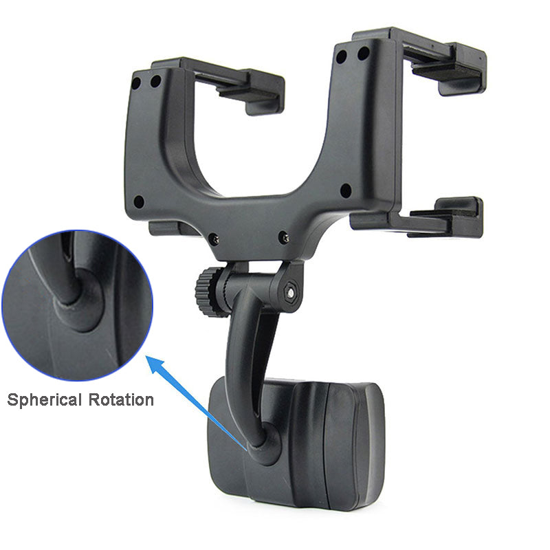 Universal Car Rearview Mirror Mount Phone Holder for iPhone Samsung Huawei GPS Smartphones
