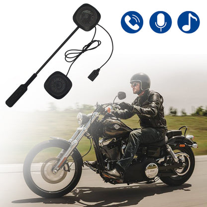 MH03 Motorcycle Helmet Bluetooth Headset Hands-free Mic Motorbike Headphone for Music GPS