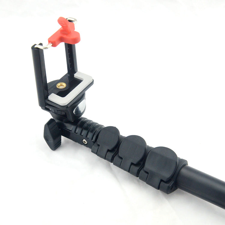 Selfie Stick Monopod with Phone Clamp + Tripod Adapter for Mobile Phones and GoPro Hero Cameras