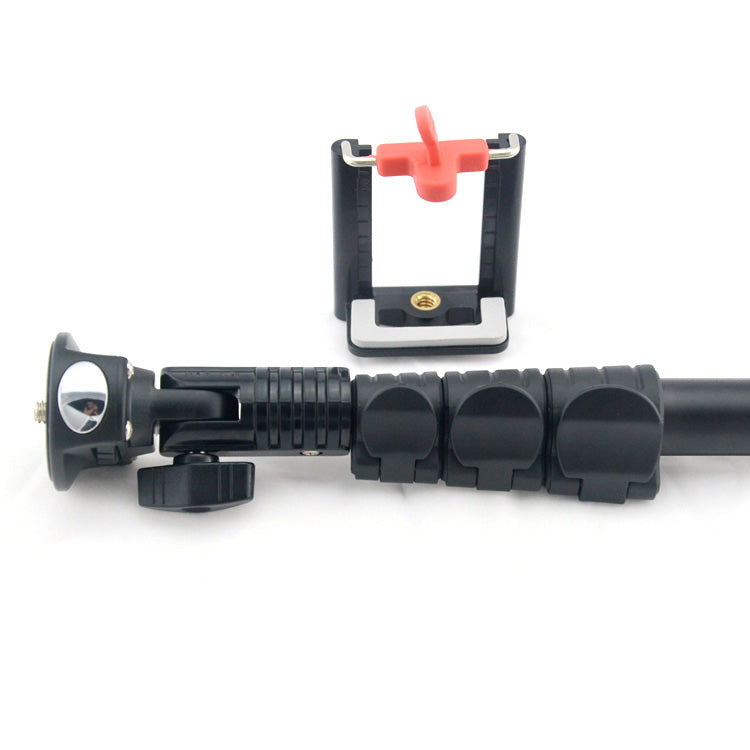 Selfie Stick Monopod with Phone Clamp + Tripod Adapter for Mobile Phones and GoPro Hero Cameras