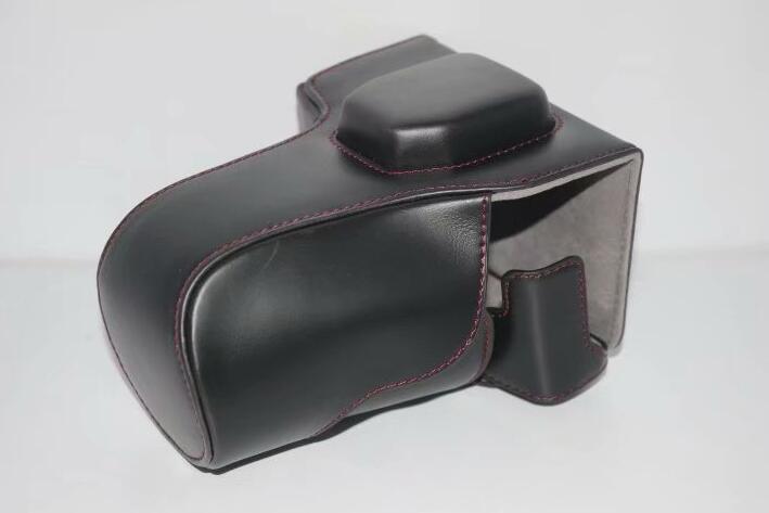 PU Leather Camera Protective Pouch Bag + Strap + Camera Lens Bag for Olympus EM5II / E-M5 Mark II