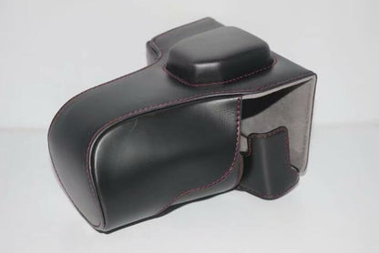 PU Leather Camera Protective Pouch Bag + Strap + Camera Lens Bag for Olympus EM5II / E-M5 Mark II