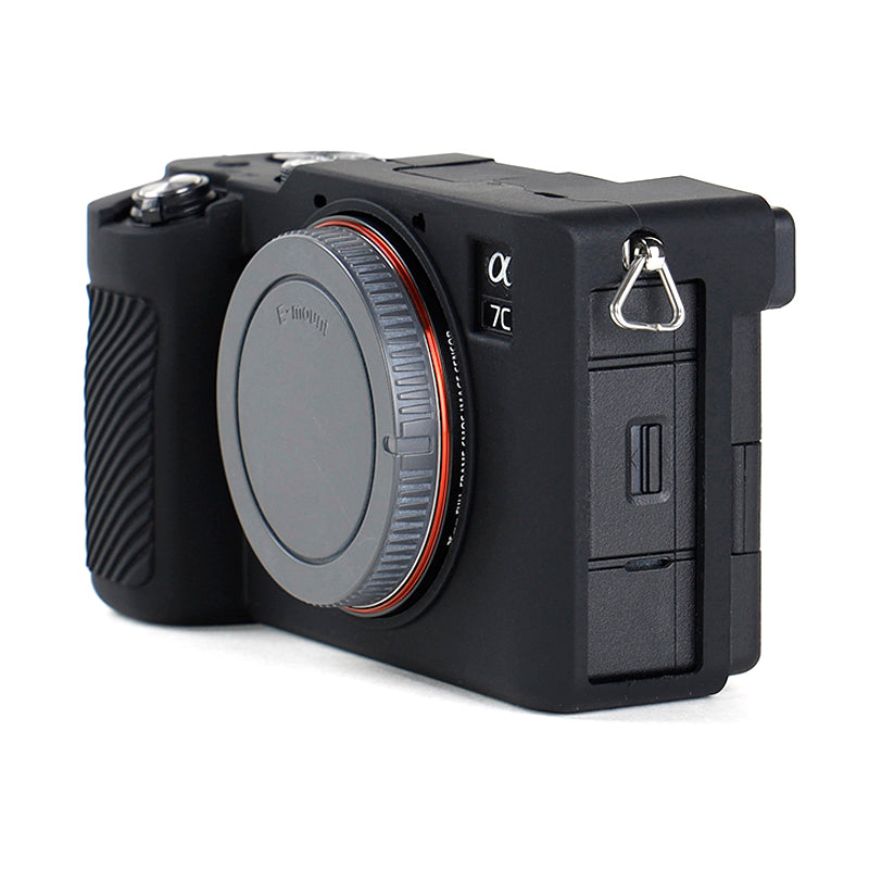 For Sony A7C Anti-slip Dust-proof Anti-collision Silicone ILDC Camera Protective Cover Case