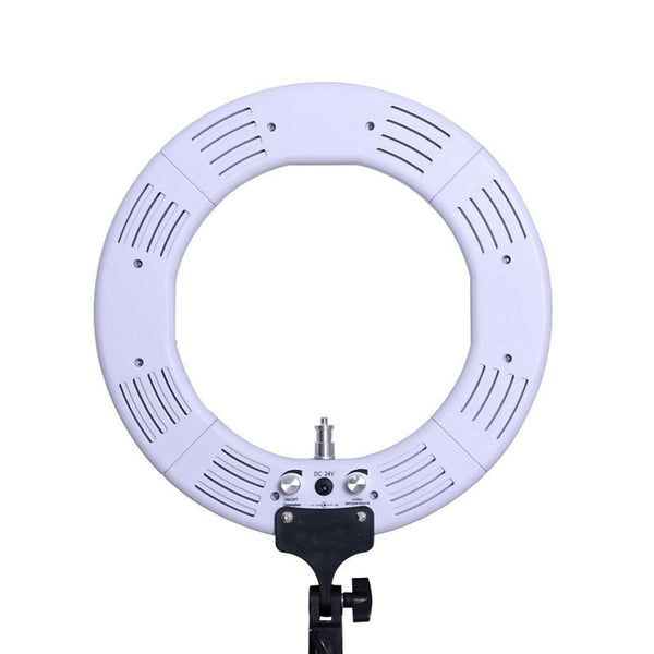 18 inch Dimmable Desktop LED Selfie Ring Light Fill-in Lamp Studio Photography Lighting with Phone Holder