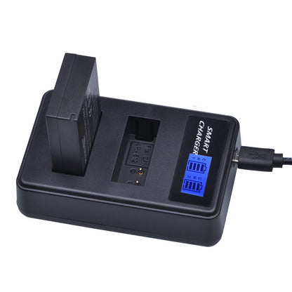 LCD Display Two-Channel LP-E12 USB Battery Charger for Canon EOS M M10 M50 M100 etc