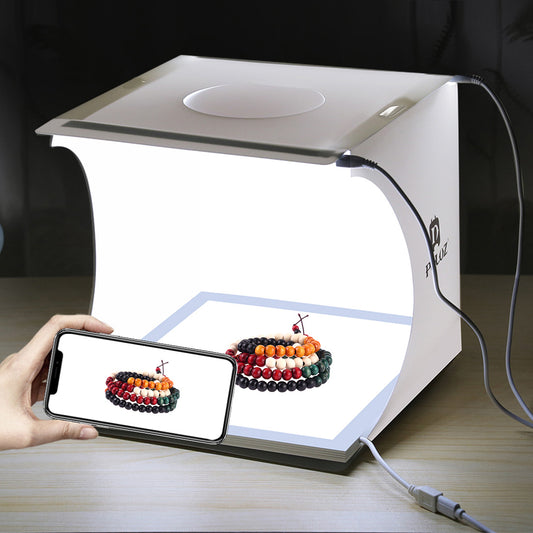 PULUZ PU5136 LED Photo Shadowless Light Photo Studio Softbox Bottom Light for 20CM Lightbox