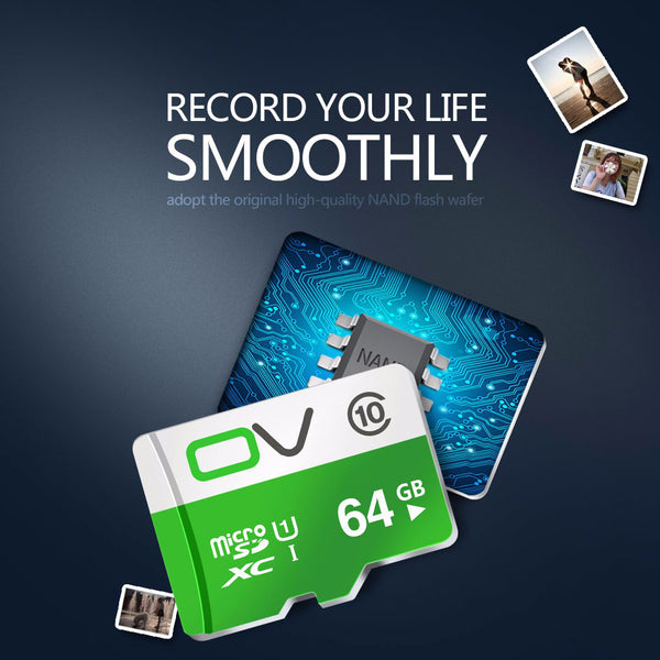 OV 64GB Micro SD Card High Speed Class 10 UHS-I Micro SD TF Card