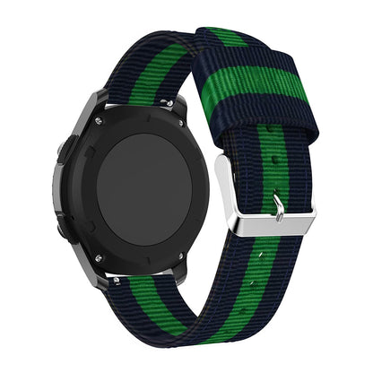 22mm Woven Nylon Adjustable Replacement Watch Band for Samsung Gear S3 Frontier / Classic
