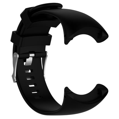Flexible Silicone Watch Strap with Installation Tools for Suunto Core All Black
