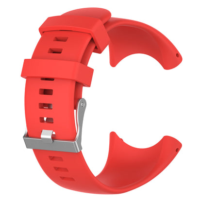 Flexible Silicone Watch Strap with Installation Tools for Suunto Core All Black