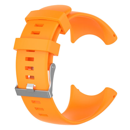 Flexible Silicone Watch Strap with Installation Tools for Suunto Core All Black