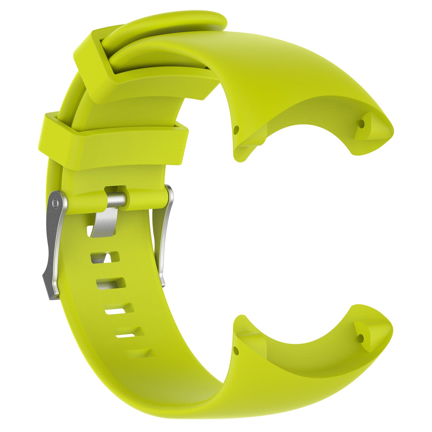 Flexible Silicone Watch Strap with Installation Tools for Suunto Core All Black