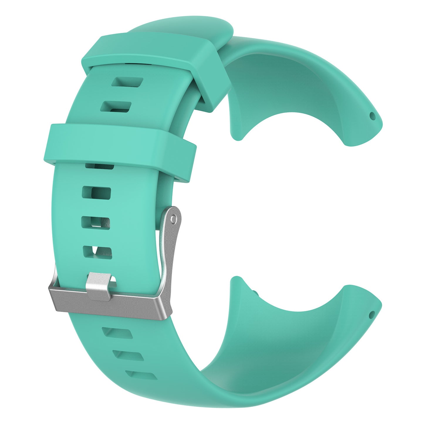 Flexible Silicone Watch Strap with Installation Tools for Suunto Core All Black
