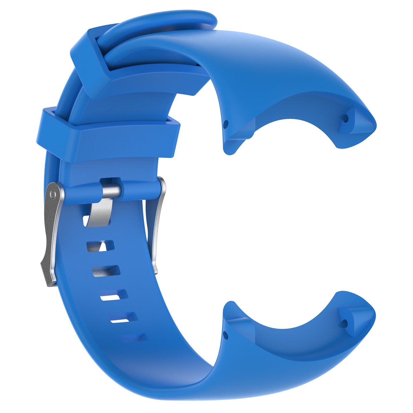 Flexible Silicone Watch Strap with Installation Tools for Suunto Core All Black