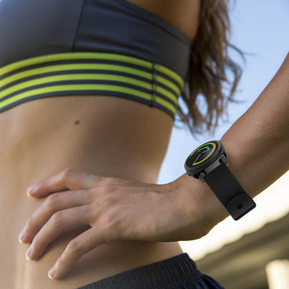 20mm Forehead Wrinkles Texture Soft Silicone Watch Band for Samsung Galaxy Gear Sport