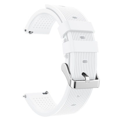 20mm Forehead Wrinkles Texture Soft Silicone Watch Band for Samsung Galaxy Gear Sport
