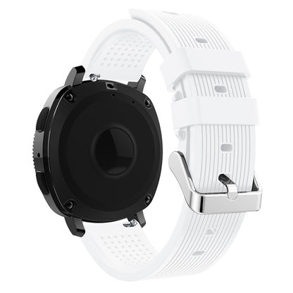 20mm Forehead Wrinkles Texture Soft Silicone Watch Band for Samsung Galaxy Gear Sport