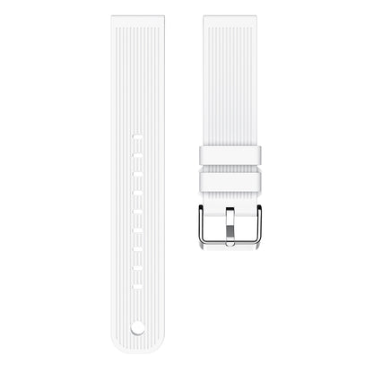 20mm Forehead Wrinkles Texture Soft Silicone Watch Band for Samsung Galaxy Gear Sport