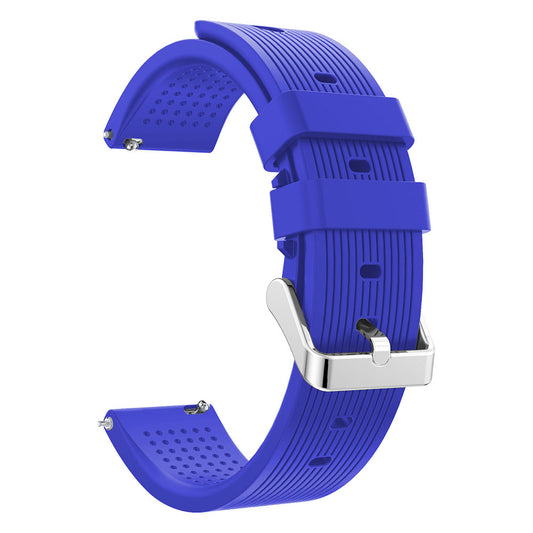 20mm Forehead Wrinkles Texture Soft Silicone Watch Band for Samsung Galaxy Gear Sport