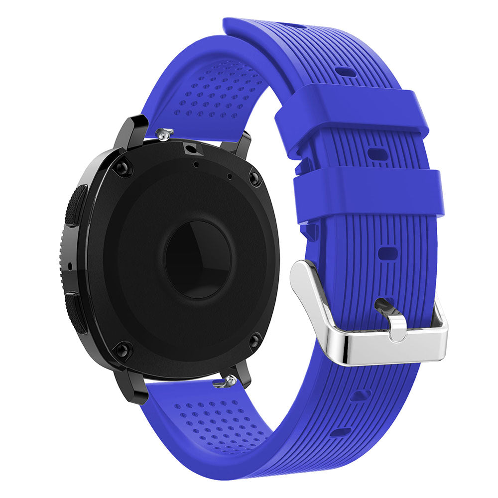 20mm Forehead Wrinkles Texture Soft Silicone Watch Band for Samsung Galaxy Gear Sport