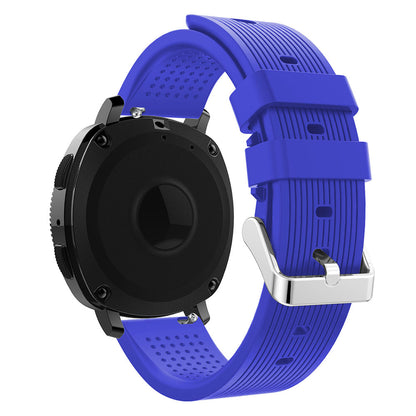 20mm Forehead Wrinkles Texture Soft Silicone Watch Band for Samsung Galaxy Gear Sport