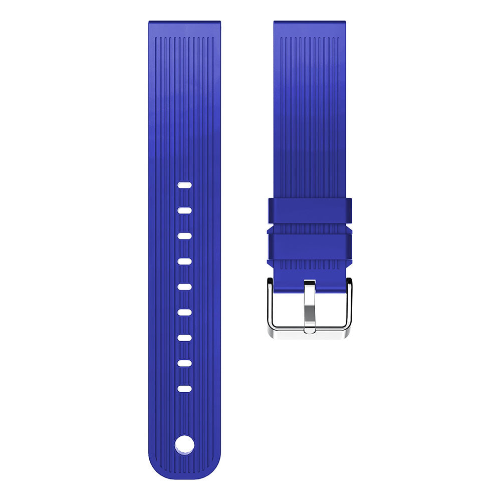 20mm Forehead Wrinkles Texture Soft Silicone Watch Band for Samsung Galaxy Gear Sport