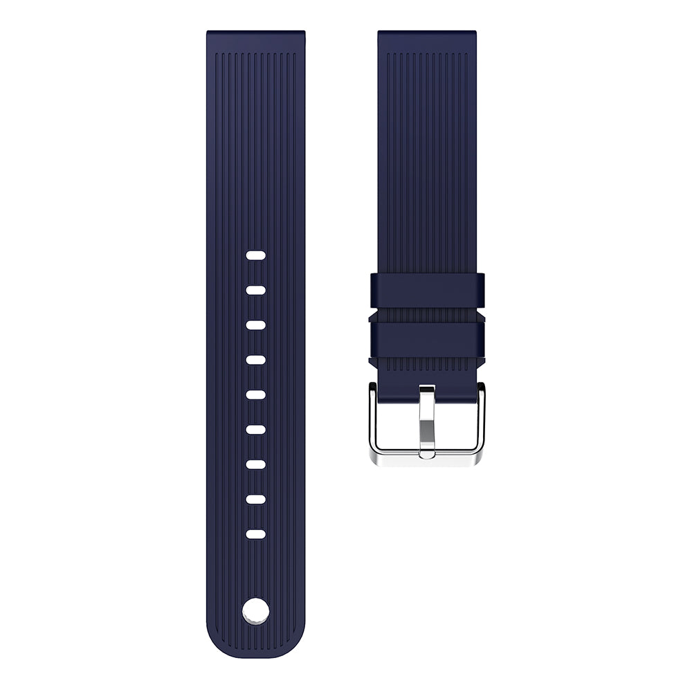 20mm Forehead Wrinkles Texture Soft Silicone Watch Band for Samsung Galaxy Gear Sport