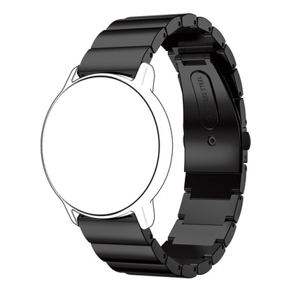 20mm Stainless Steel Solid Chain Watch Band Replacement with Folding Clasp for Huawei Watch 2