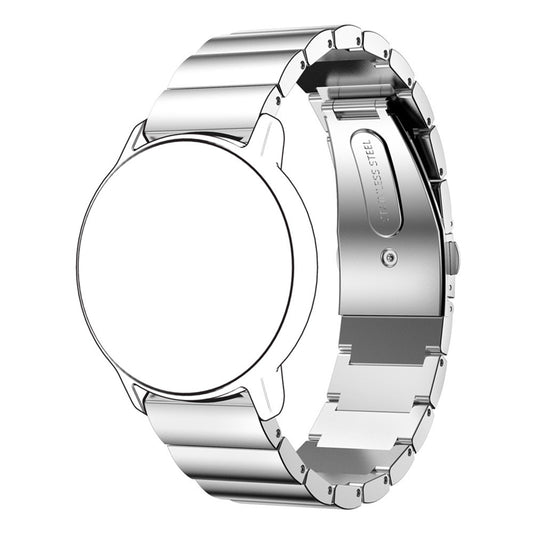 20mm Stainless Steel Solid Chain Watch Band Replacement with Folding Clasp for Huawei Watch 2