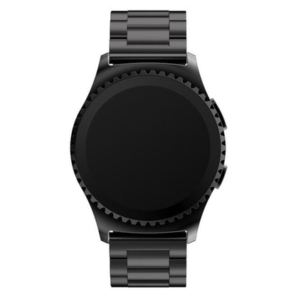 20mm Luxury Three Beads Stainless Steel Metal Watch Band with Folding Clasp for Huawei Watch 2