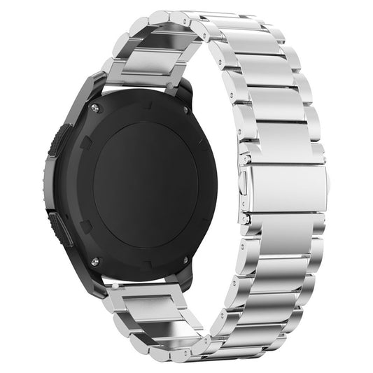 20mm Luxury Three Beads Stainless Steel Metal Watch Band with Folding Clasp for Huawei Watch 2