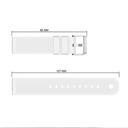 20mm Forehead Wrinkles Texture Soft Silicone Watch Band for Huami Amazfit Watch Youth Edition