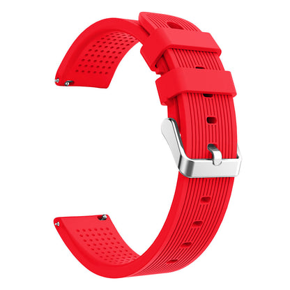 20mm Forehead Wrinkles Texture Soft Silicone Watch Band for Huami Amazfit Watch Youth Edition