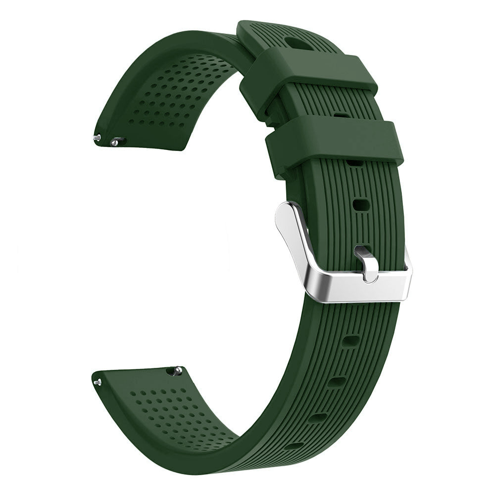20mm Forehead Wrinkles Texture Soft Silicone Watch Band for Huami Amazfit Watch Youth Edition